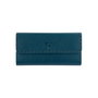 Zoozie Bags Paris - Petrol Blue Cartera de Mujer de Piel Auténtica en Azul Petróleo